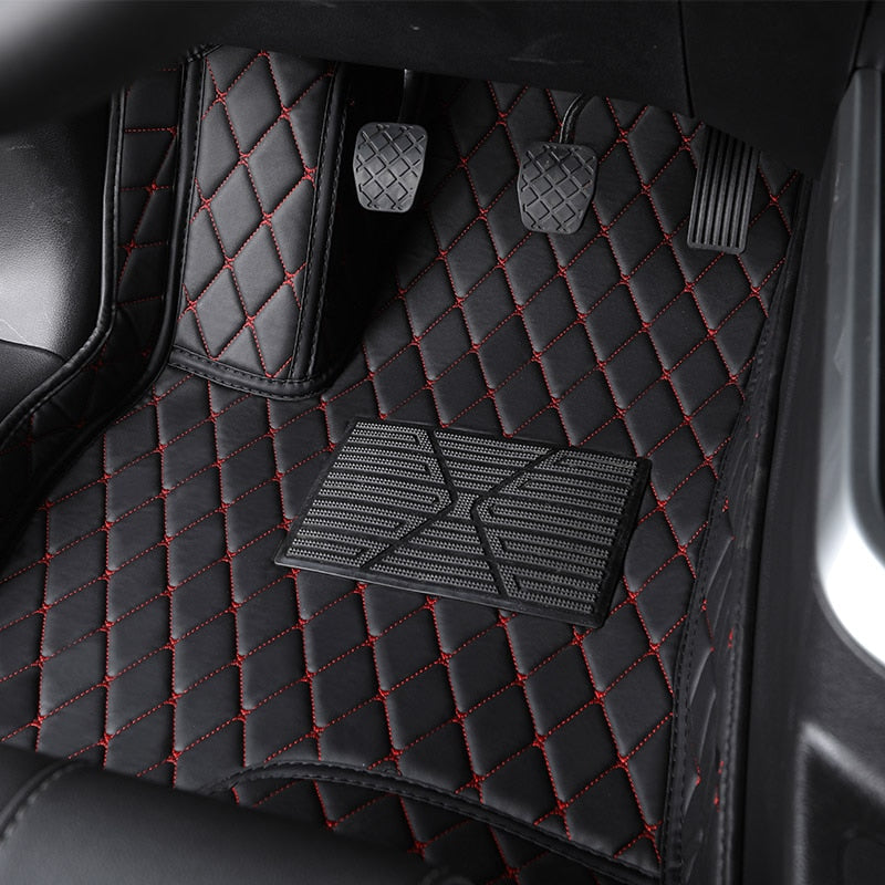 Flash mat leather car floor mats