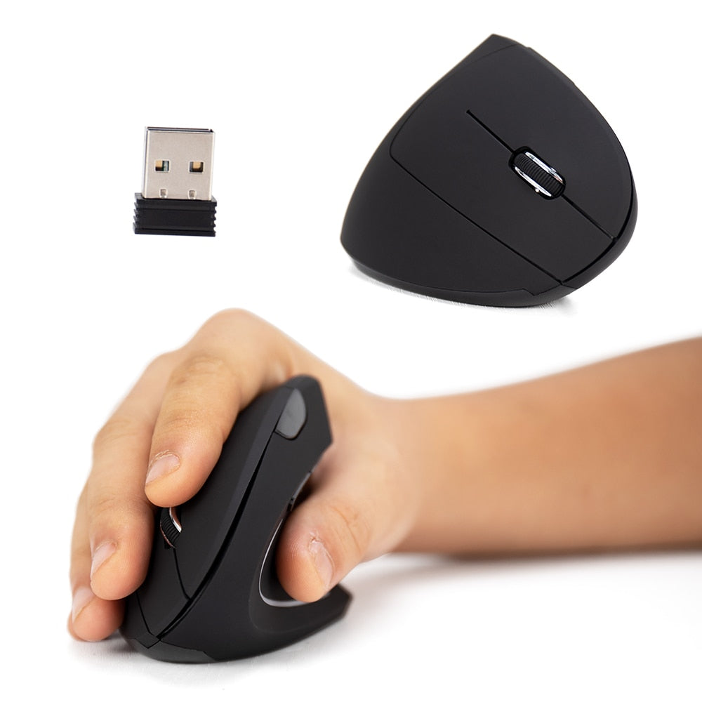 Wireless Mouse Vertical Gaming USB Mouse